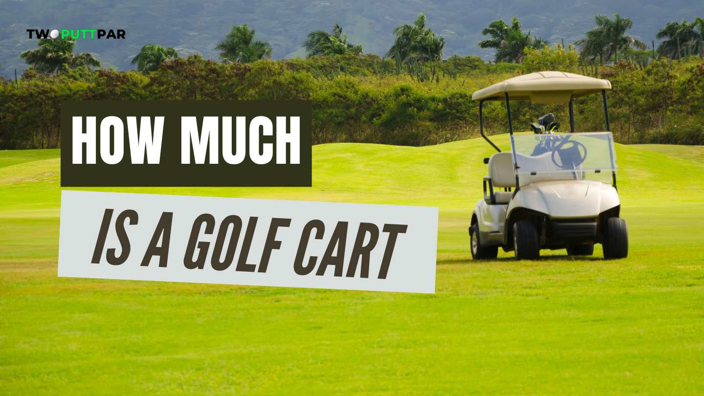 golf card on grass